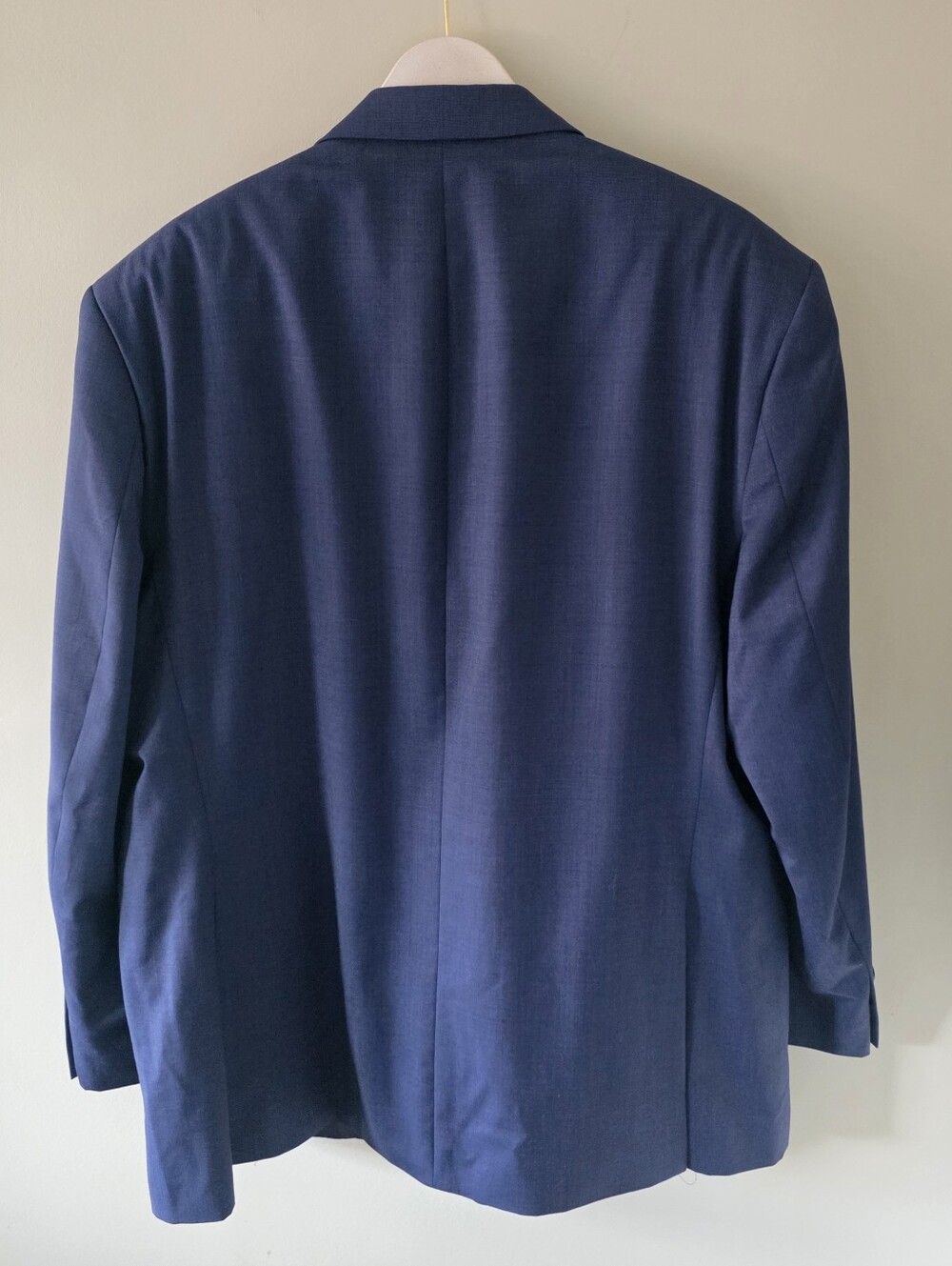 NWOT Lauren Ralph Lauren Navy Textured Weave Wool Blazer Size 48R Old Money - Picture 10 of 16